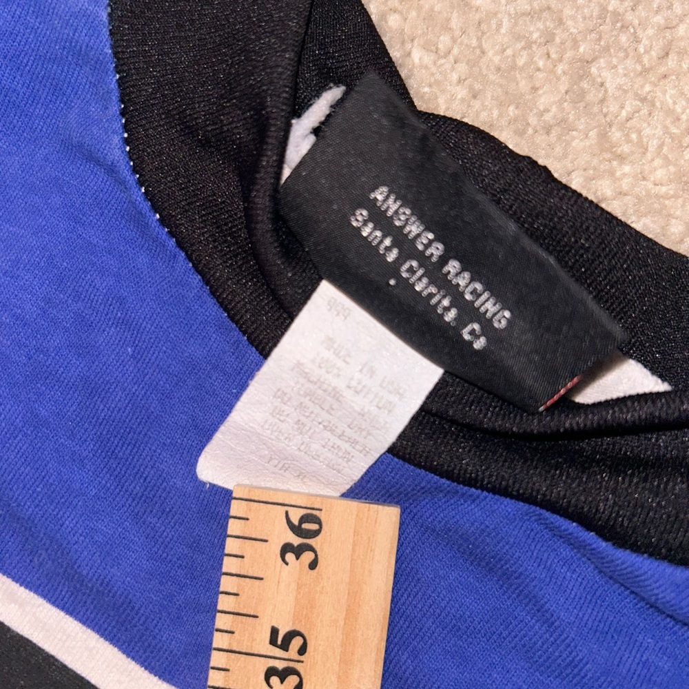 Answer Kids Blue and Black Jersey - Picture 4 of 10